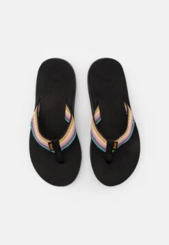 Teva Voya - T-Bar Sandals - Antiguous Black/Multicolor -Teva 6ab98a3a93054f28a70b45ba3c65d589