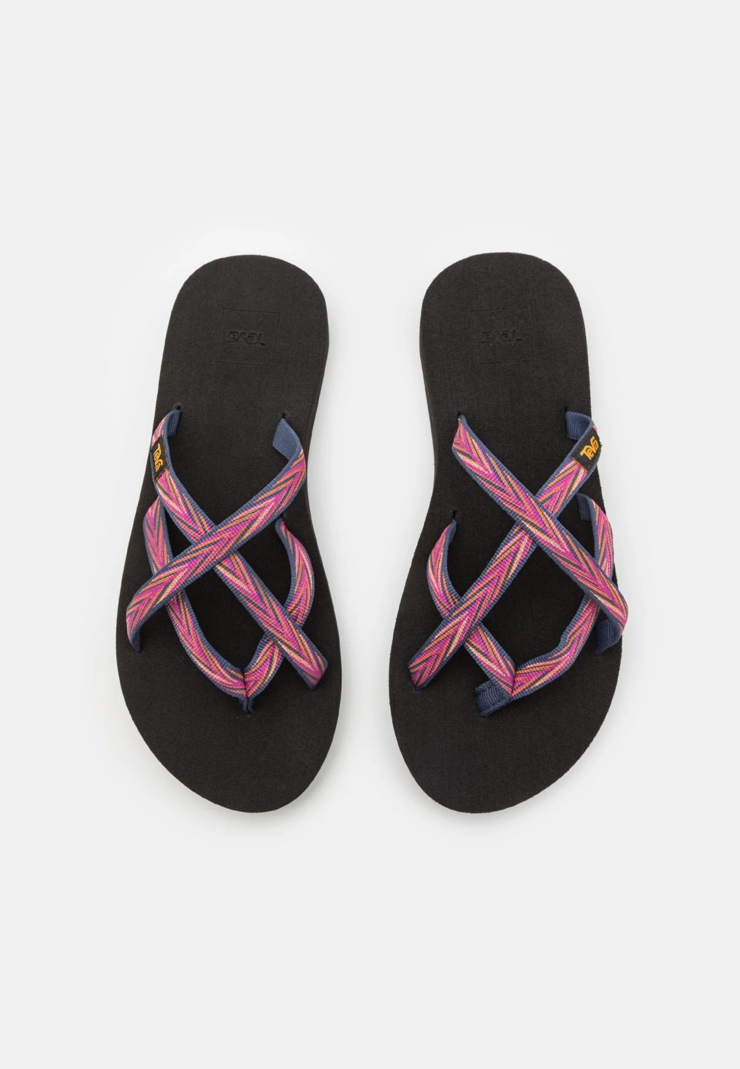 Teva Olowahu - T-Bar Sandals - Palms Indigo/Rose Violet 6 Teva Olowahu - T-Bar Sandals - Palms Indigo/Rose Violet - Image 4