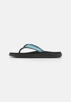Teva Voya Flip - T-Bar Sandals - Antiguous Navy/Multi-Coloured