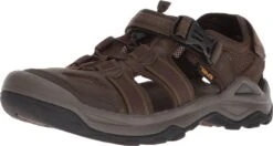 Teva Omnium 2 Leather Fisherman Sandal 38 Teva Omnium 2 Leather Fisherman Sandal -Teva teva Brown Turkish Coffee Tkcf Omnium 2 Leather s Open Toe Sandals 1