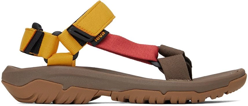 Teva Orange & Tan Hurricane Xlt2 Sandals 3 Teva Orange & Tan Hurricane Xlt2 Sandals