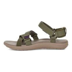 Teva Sanborn Mia Sandals Dark Green Dark Brown Women -Teva tva 1116650 obn 003