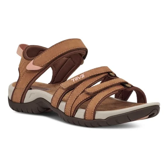Teva Tirra Leather Sandals Brown Grey Women 4 Teva Tirra Leather Sandals Brown Grey Women - Image 2