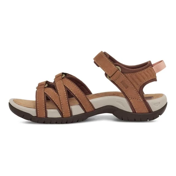 Teva Tirra Leather Sandals Brown Grey Women 5 Teva Tirra Leather Sandals Brown Grey Women - Image 3
